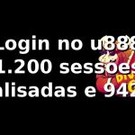 📊 Login no u888: 1.200 sessões analisadas e 94,2% de sucesso